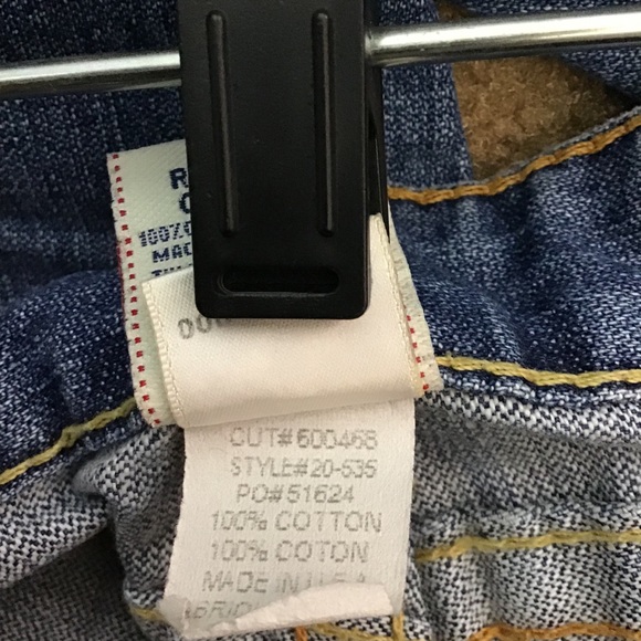 True Religion Bermuda Jean Shorts Joey Blue Cutoff - Picture 7 of 7